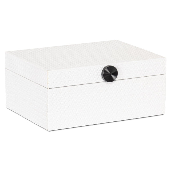 Storage box Myrth white large - Canwell Interiors Limited - Richmond