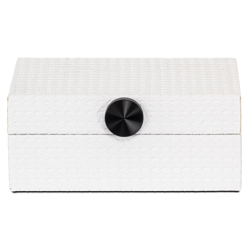 Storage box Myrth white small - Canwell Interiors Limited - Richmond