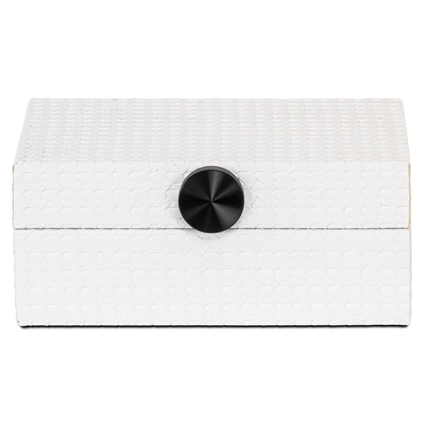Storage box Myrth white small - Canwell Interiors Limited - Richmond