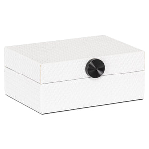 Storage box Myrth white small - Canwell Interiors Limited - Richmond