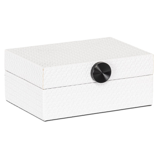 Storage box Myrth white small - Canwell Interiors Limited - Richmond