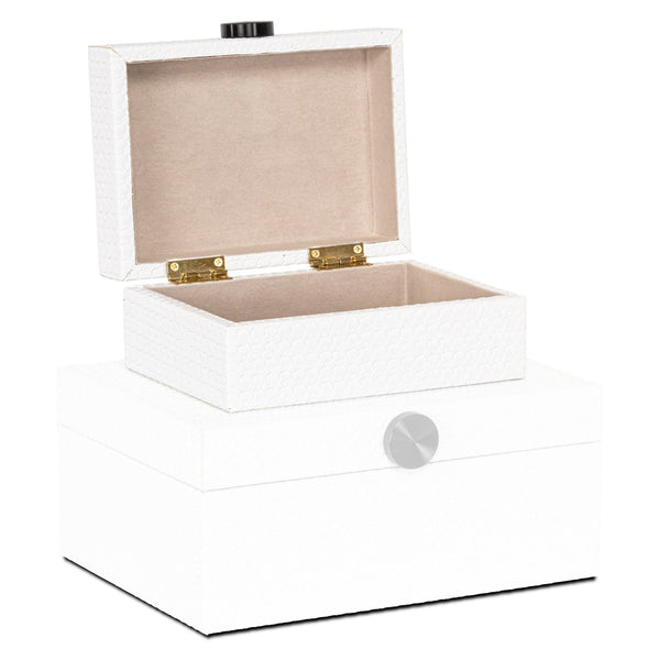 Storage box Myrth white small - Canwell Interiors Limited - Richmond