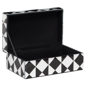 Storage Box Silas Black/White Small - XShowhome Limited - Richmond
