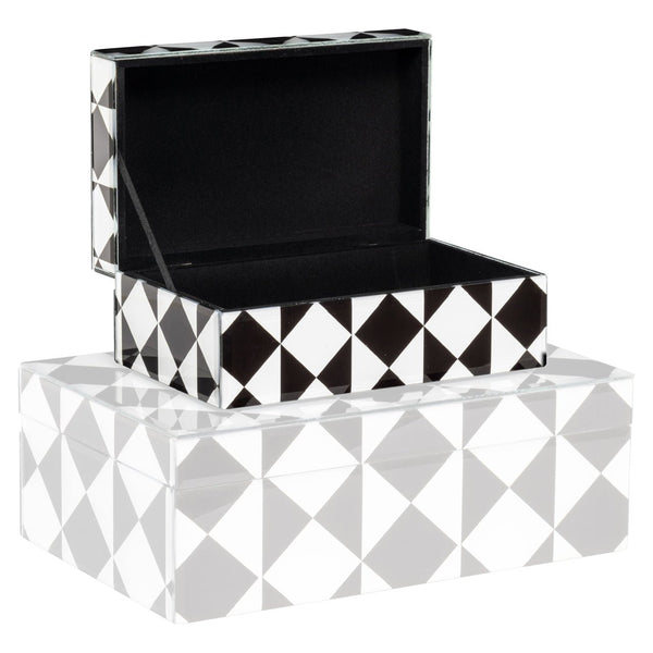 Storage Box Silas Black/White Small - XShowhome Limited - Richmond