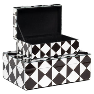 Storage Box Silas Black/White Small - XShowhome Limited - Richmond