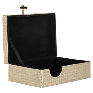 Storage box Trace gold large - Canwell Interiors Limited - Richmond