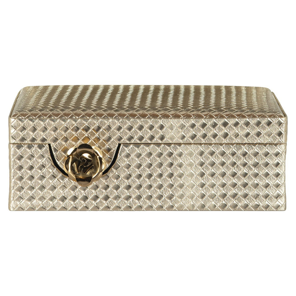 Storage box Trace gold large - Canwell Interiors Limited - Richmond