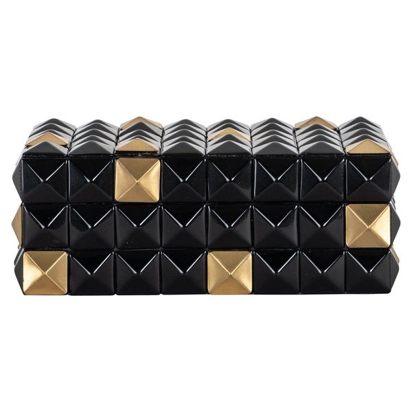 Storage Box Velicia Black/Gold - XShowhome Limited - Richmond