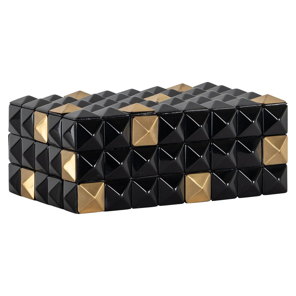 Storage Box Velicia Black/Gold - XShowhome Limited - Richmond