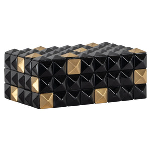 Storage Box Velicia Black/Gold - XShowhome Limited - Richmond