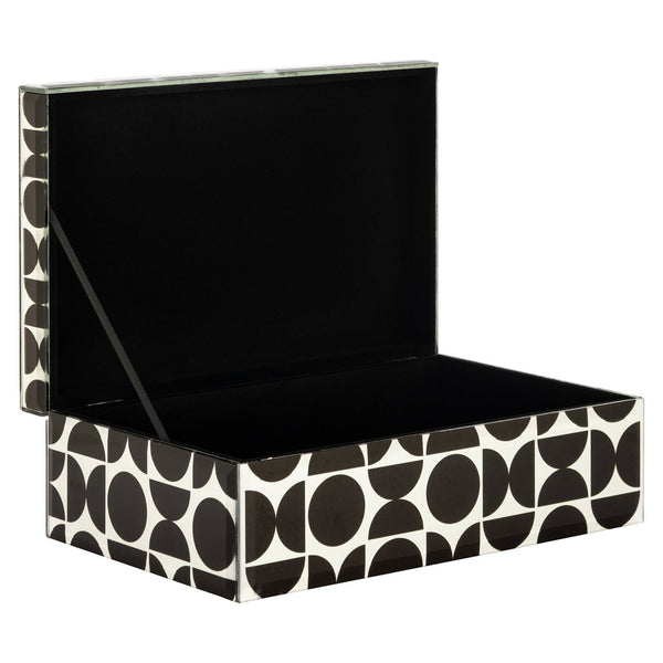 Storage box Vivian black large - Canwell Interiors Limited - Richmond