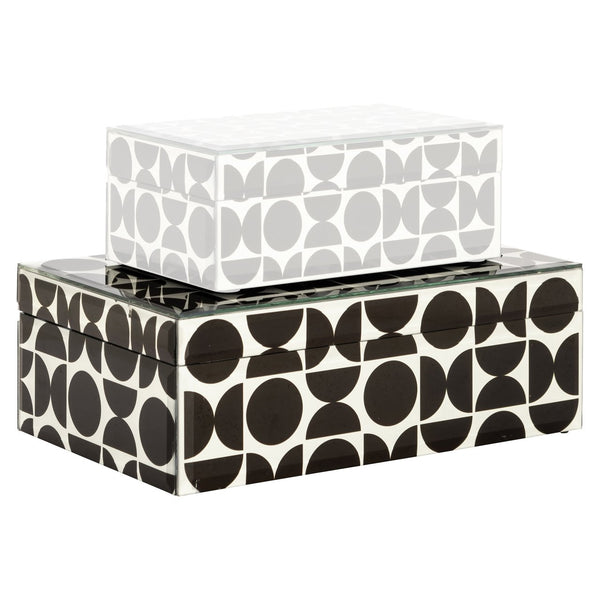Storage box Vivian black large - Canwell Interiors Limited - Richmond