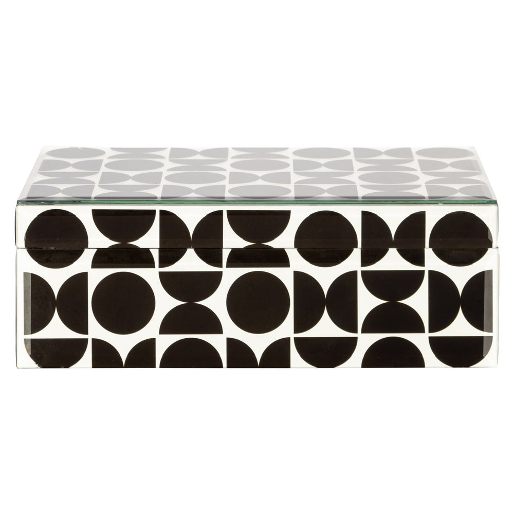 Storage box Vivian black large - Canwell Interiors Limited - Richmond