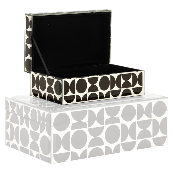Storage box Vivian black small - Canwell Interiors Limited - Richmond
