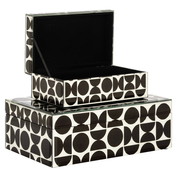 Storage box Vivian black small - Canwell Interiors Limited - Richmond
