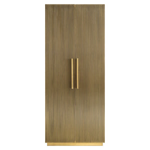 Storage cabinet Ironville gold - gold, Iron|Mdf|Brass Cladding - Canwell Interiors Limited - Richmond