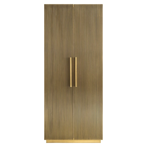 Storage cabinet Ironville gold - gold, Iron|Mdf|Brass Cladding - Canwell Interiors Limited - Richmond