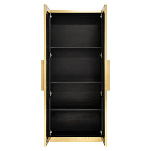Storage cabinet Ironville gold - gold, Iron|Mdf|Brass Cladding - Canwell Interiors Limited - Richmond