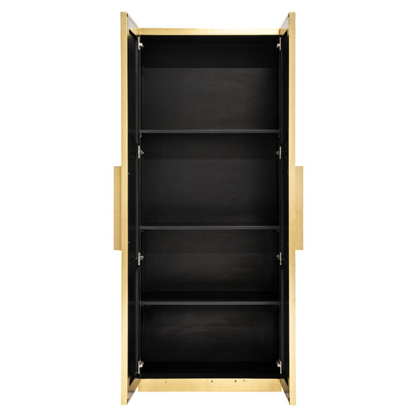Storage cabinet Ironville gold - gold, Iron|Mdf|Brass Cladding - Canwell Interiors Limited - Richmond