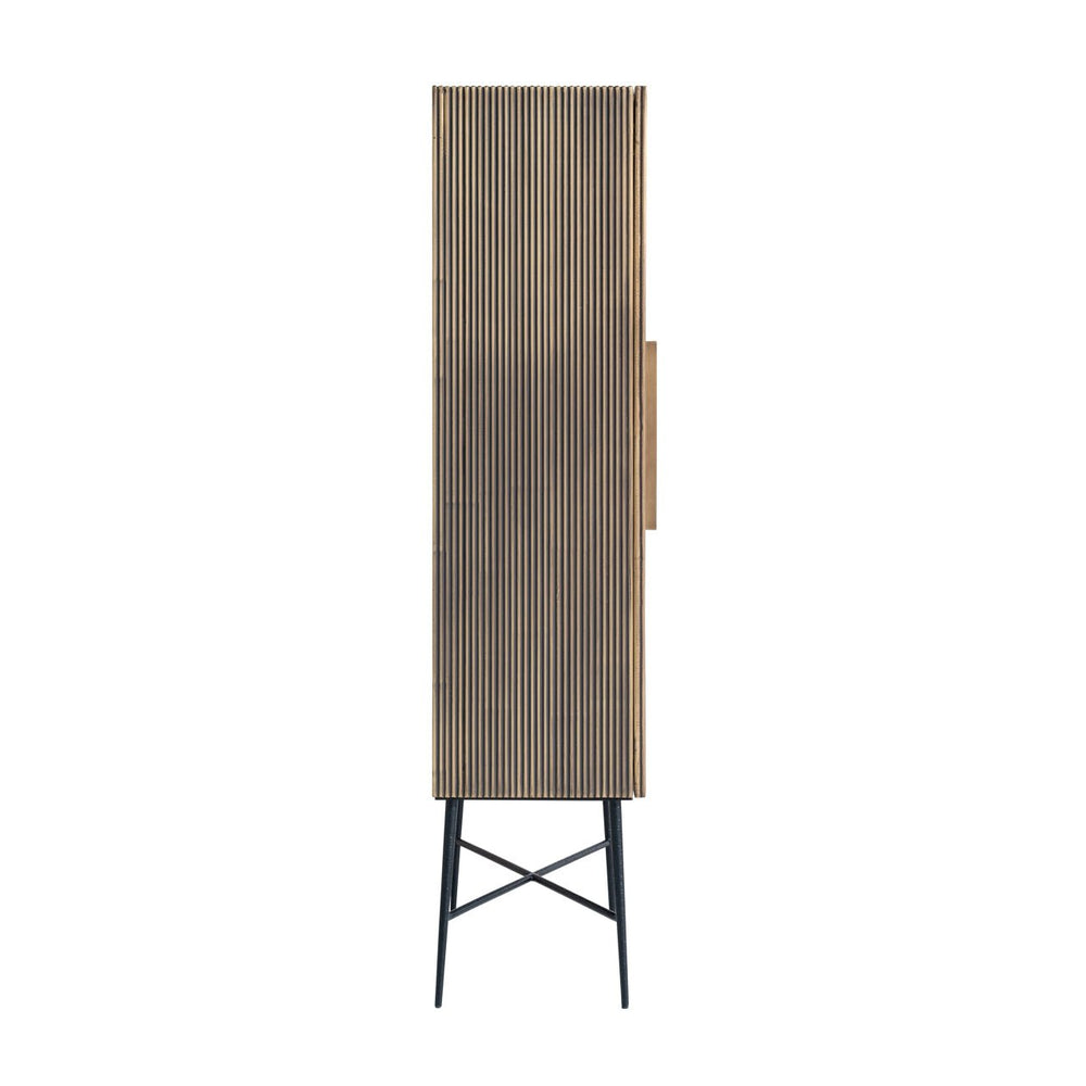 Storage cabinet Ironville gold - gold, Metal|Iron|Mdf|Plywood - Canwell Interiors Limited - Richmond