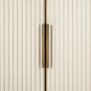 Storage cabinet Tivoli white - white, Iron|Mdf|Ceramic - Canwell Interiors Limited - Richmond