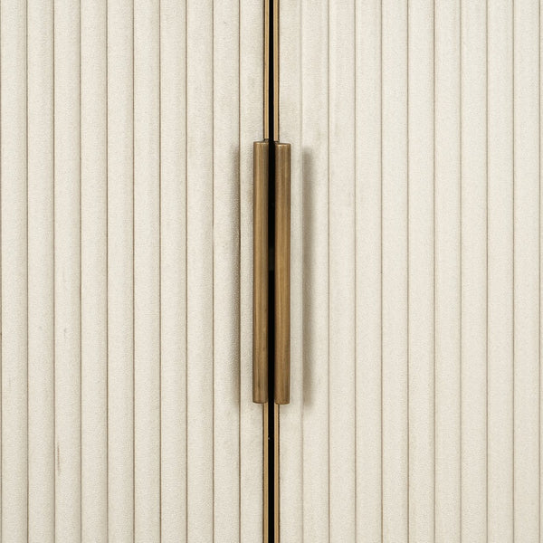 Storage cabinet Tivoli white - white, Iron|Mdf|Ceramic - Canwell Interiors Limited - Richmond