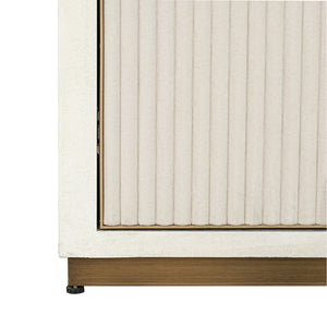 Storage cabinet Tivoli white - white, Oak Veneer|Iron|Plywood - Canwell Interiors Limited - Richmond