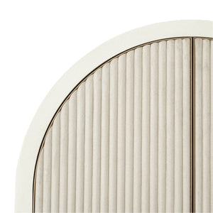 Storage cabinet Tivoli white - white, Oak Veneer|Iron|Plywood - Canwell Interiors Limited - Richmond