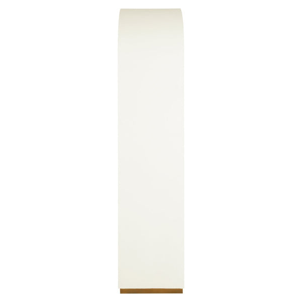 Storage cabinet Tivoli white - white, Oak Veneer|Iron|Plywood|Mirror - Canwell Interiors Limited - Richmond