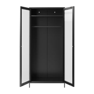 Storm Black 2 Door Wardrobe - Canwell Interiors Limited - Canwell