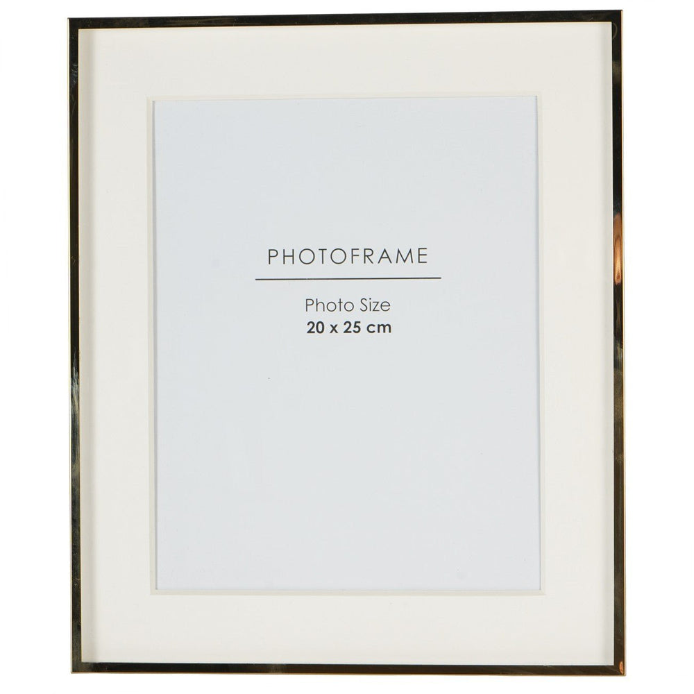 Strand 3D Photo Frame in Gold Iron 20x25cm - XShowhome Limited - Libra