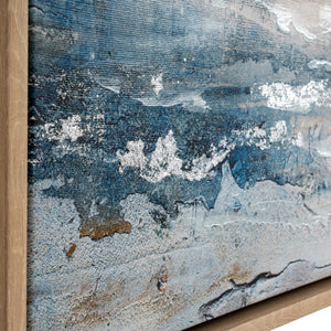 Stratos Hand Painted Canvas in Frame - Canwell Interiors Limited - Hills