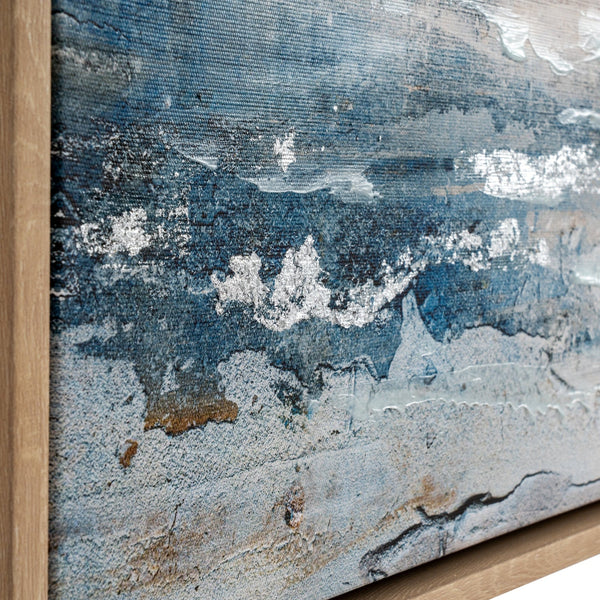 Stratos Hand Painted Canvas in Frame - Canwell Interiors Limited - Hills
