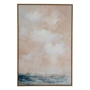 Stratos Hand Painted Canvas in Frame - Canwell Interiors Limited - Hills