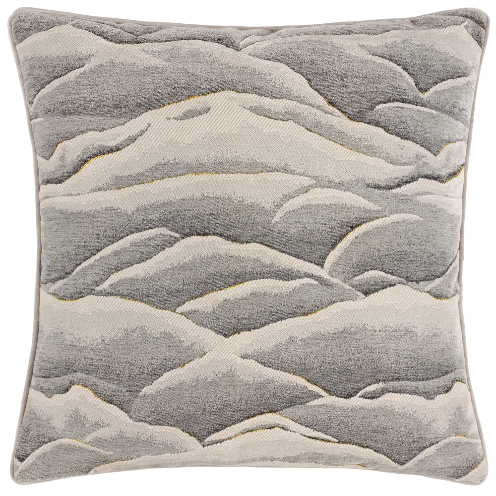 Stratus 45x45 Feather Filled Cushion Grey - Canwell Interiors Limited - Riva