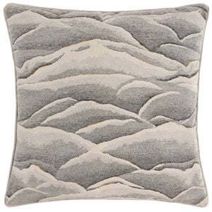 Stratus 45x45 Feather Filled Cushion Grey - Canwell Interiors Limited - Riva