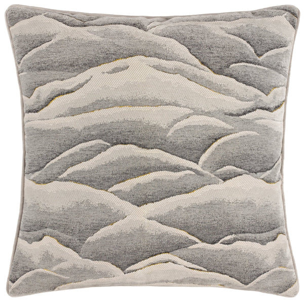 Stratus 45x45 Feather Filled Cushion Grey - Canwell Interiors Limited - Riva