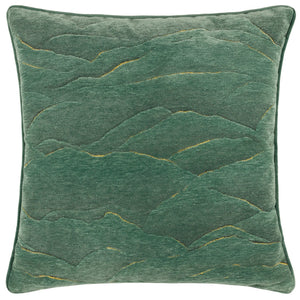 Stratus 45x45 Feather Filled Cushion Jade - Canwell Interiors Limited - Riva