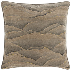 Stratus 45x45 Feather Filled Cushion Taupe - Canwell Interiors Limited - Riva