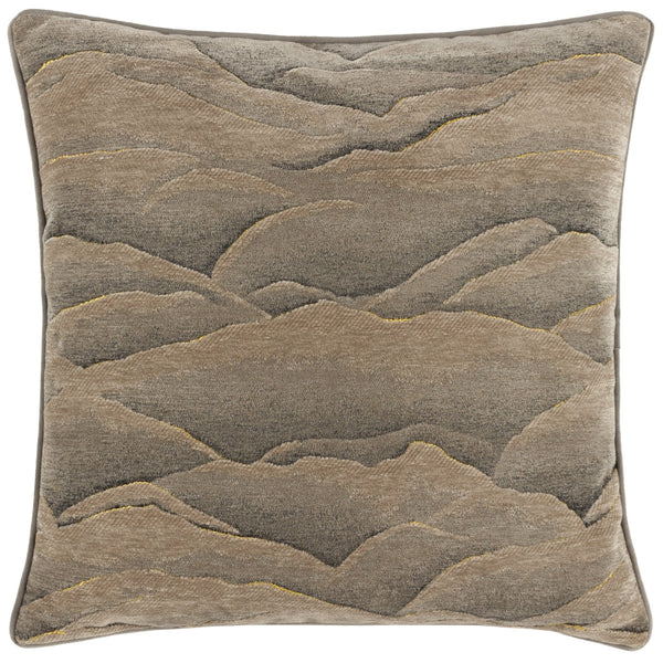 Stratus 45x45 Feather Filled Cushion Taupe - Canwell Interiors Limited - Riva