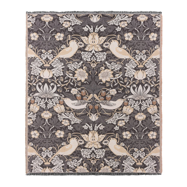 Strawberry Thief 140x170 Throw Biscuit - XShowhome Limited - Riva