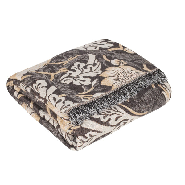 Strawberry Thief 140x170 Throw Biscuit - XShowhome Limited - Riva