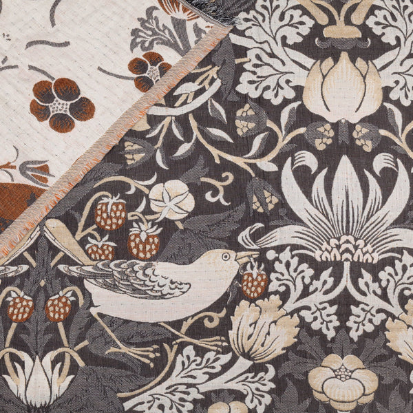 Strawberry Thief 140x170 Throw Biscuit - XShowhome Limited - Riva