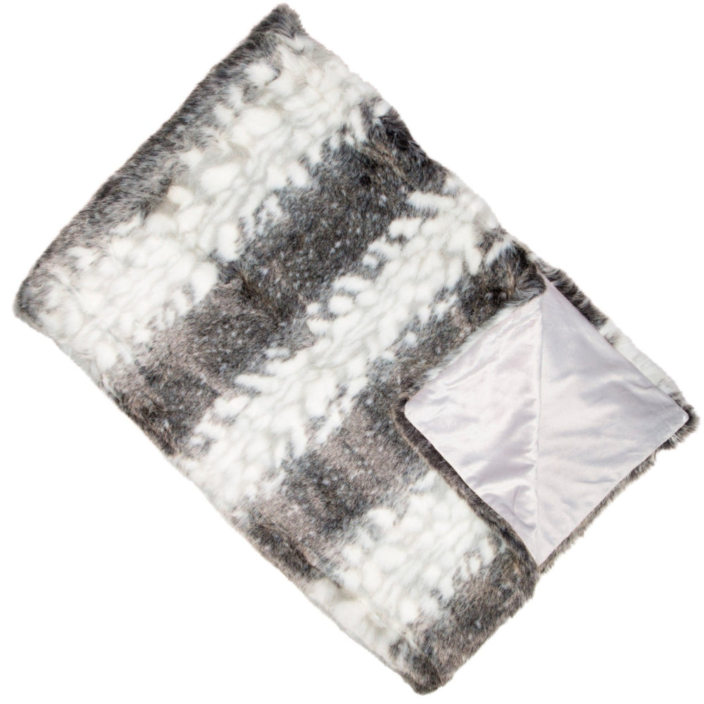 Striped Faux Fur 150x200 - Canwell Interiors Limited - Malini