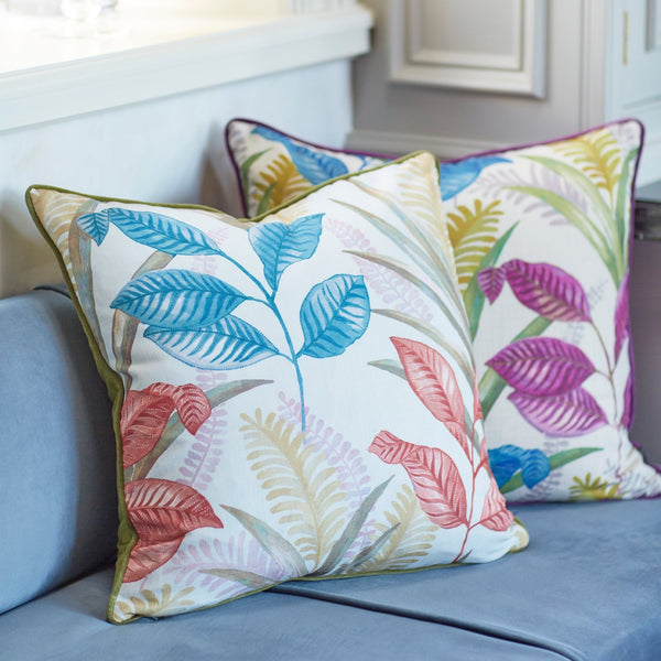 Sumba 50x50 Feather Filled Cushion Coral - Canwell Interiors Limited - Riva