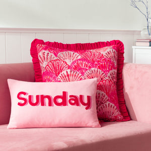 Sunday 30x50 Feather Filled Cushion Pink - Canwell Interiors Limited - Riva