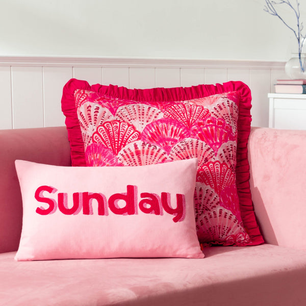 Sunday 30x50 Feather Filled Cushion Pink - Canwell Interiors Limited - Riva