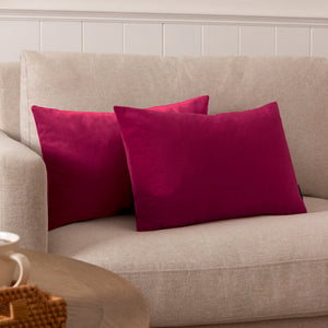Sunningdale 30x50 Feather Filled Cushion Cerise - Canwell Interiors Limited - Riva