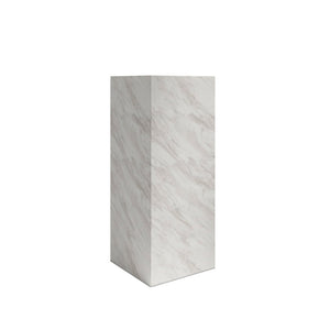 Sur White Marble Large Pedestall - Canwell Interiors Limited - Canwell