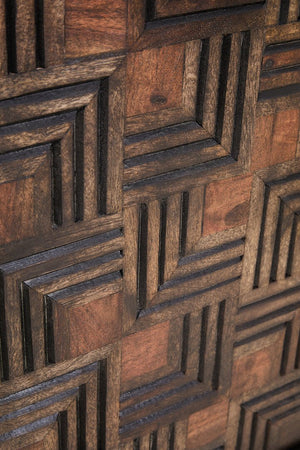 Surat 2 Door Mango Wood Sideboard - Canwell Interiors Limited - Xshowhome